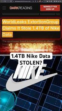 1.4TB Nike Data STOLEN?