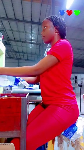 Industrial Packaging Process in Manufacturing Facility