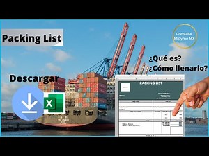 Packing List Formato Excel Español