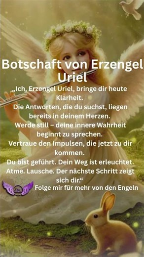 Botschaft von Erzengel Uriel für innere Führung