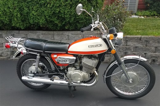 No Reserve: 1972 Suzuki T500 Titan
