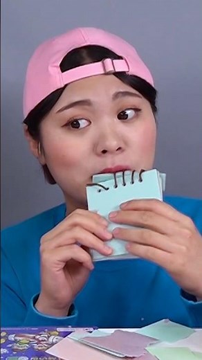 DIY School Supplies Mukbang 먹는 학용품