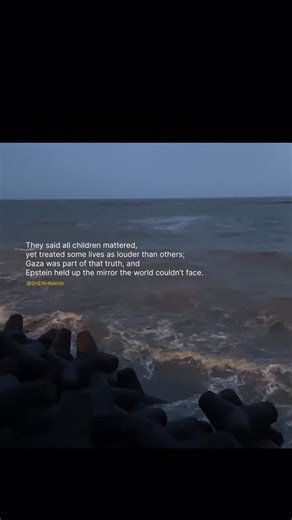 @sheikhnavia on Instagram: "They spoke the language of humanity, but practiced it selectively. When empathy has volume controls, silence becomes just as revealing. Some truths aren’t created by events — they’re exposed by them. . . . . [ selective empathy, moral hypocrisy, humanity and conscience, unequal compassion, children and justice, collective silence, uncomfortable truths ] #humanity #hypocrisy #epstein"