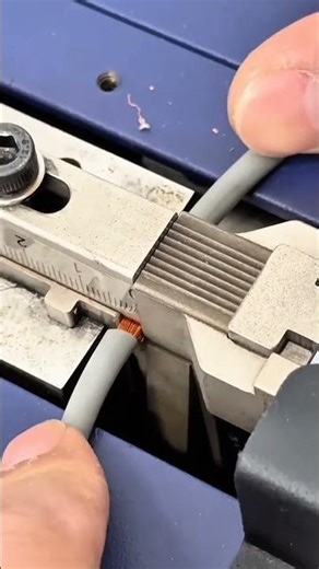 cable connection process using a high pressure machine