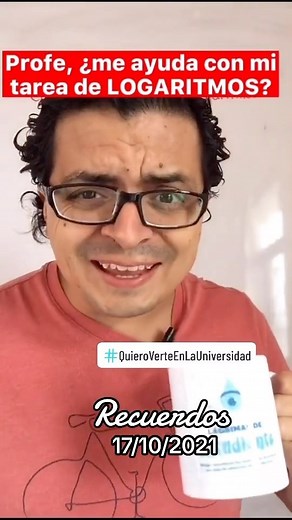 57 reactions | ¿Qué son los logaritmos y cómo se calculan? 樂 #Recuerdos #quieroverteenlauniversidad #elprofeluis #matematicas #logaritmos | El Profe Luis | Facebook