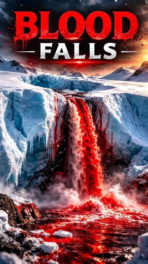 The Waterfall That Bleeds #shorts #cinematicai #aivideo