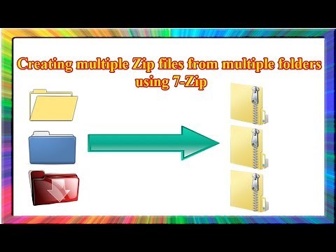 how to create multiple compressed folders using 7zip and bat file in windows 7
