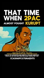 4.6K views · 8.7K reactions | “That time 2pac almost fought Kurupt” #2pac #tupac #snoop #kurupt #animated #sugeknight #natedogg #beach #podcast #dazdillinger #hiphop #stories #hiphopstories | Tuna Edits | Facebook