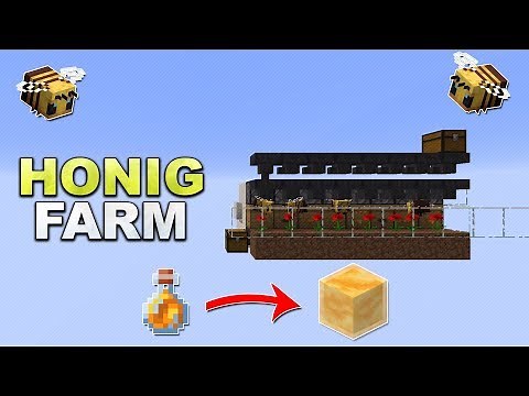 Minecraft - Automatische Honig (Honigblöcke) Farm - Tutorial 1.17
