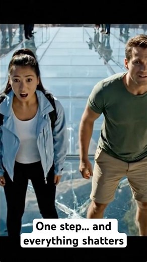 Glass Bridge Cracks Underfoot | AI Cinematic Short