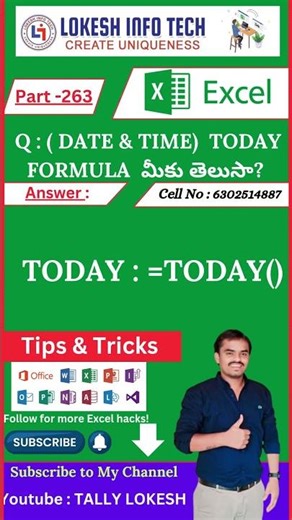 WHAT IS TODAY FORMULA?