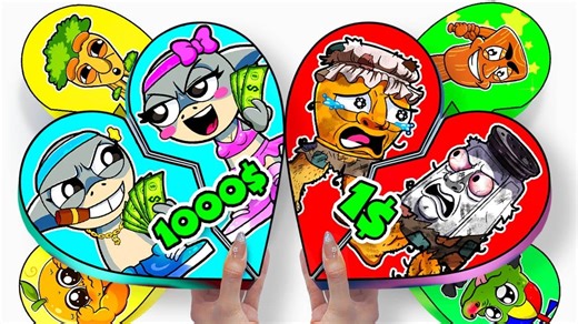 27K views · 409 reactions | unboxing rich vs poor brainrot mystery box | Mayu Craft | Facebook