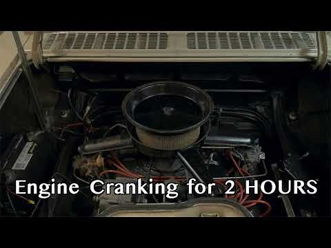 Car Engine Cranking for TWO HOURS and then Starting | HQ Sound