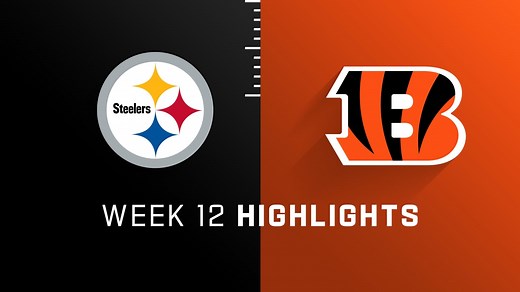 Steelers vs. Bengals highlights | Week 12