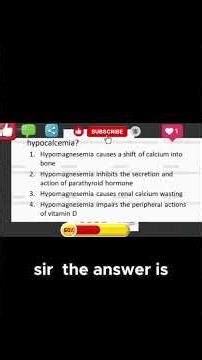 Why Does Hypomagnesemia Cause Hypocalcemia The Parathyroid Link!