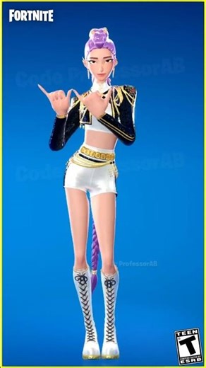 Fortnite Touch Emote Golden Rumi Skin Thicc 🍑😜