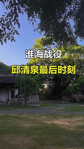 淮海战役邱清泉最后时刻 #淮海战役 #邱清泉 #陈官庄 #历史故事 #脚步追晚风