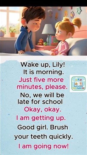 Wake Up Lily! 🌅 Morning Routine | Cute 3D Animation Short