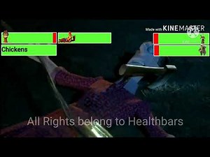 Chicken Run (2000) Final Battle (2/4) with healthbars (Edited By Healthbars)