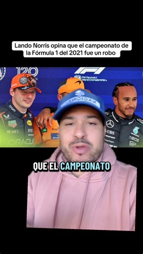 Lando Norris considera que el campeonato del mundo de la temporada 2021 de la Fórmula 1, que ganó Max Verstappen, fue un robo. Y que realmente Lewis Hamilton debió haber ganado ese campeonato y tendría ocho títulos, mientras que Max Verstappen solo tres. ¿Tú qué opinas al respecto? #F1 #Formula1 #LandoNorris #DelBosqueF1 | DelbosqueF1 - Enrique R. del Bosque