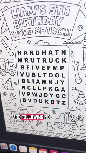 Creating custom word search puzzles just got EASIER 🩵 Comment AI TUTORIAL to get link to our website and Exclusive Coupon Code to our tutorials, premium papers and party favors 🎉 Enter our world of Party Favors linked in our bio!