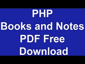 Best PHP Books and Notes PDF Free Download