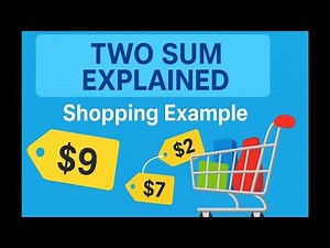 Two Sum Explained with Shopping Example 🛒 | JavaScript Interview Question