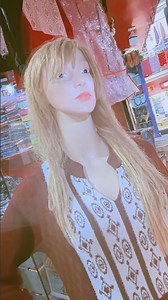 the mannequin change into bride