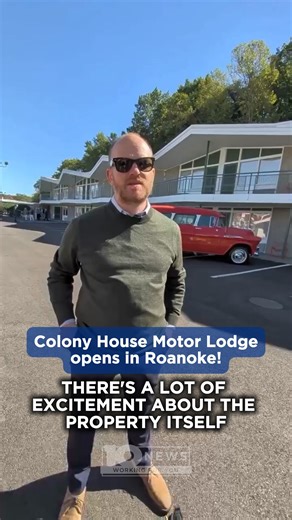 48K views · 685 reactions | Roanoke's iconic Colony House Motor Lodge is back in business after a stunning multi-million dollar makeover! Closed for nine years, this historic gem now shines with retro flair and unique architectural elements. Read more: https://www.wsls.com/news/local/2025/10/16/watch-colony-house-motor-lodge-reopens-after-renovation/?utm_source=facebook&utm_medium=social&utm_campaign=snd&utm_content=wsls10 | WSLS 10 / WSLS.com | Facebook