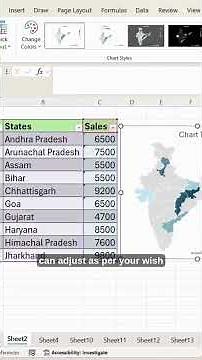 How to Create Filled Maps in Excel | Step-by-Step #excel #microsoftexcel #trendingshorts #india