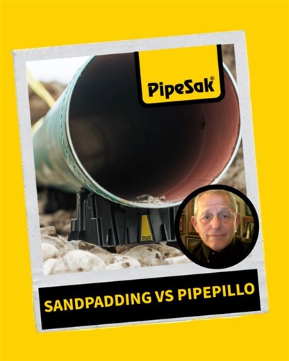 While sand padding creates a temporary cushion for pipelines, erosion over time can leave pipes resting on harsh, rocky terrain. PipePillos® are the long-term solution—keeping your pipeline supported and protected in the trench for years to come. Robin Seils speaks to PipePillos® reputation as the smarter, more reliable choice for long-term pipeline support in any environment. Like & follow us to 𝐛𝐮𝐢𝐥𝐝 𝐚 𝐬𝐚𝐟𝐞𝐫 𝐩𝐢𝐩𝐞𝐥𝐢𝐧𝐞 with more than just pipeline weights. | PipeSak, Inc.