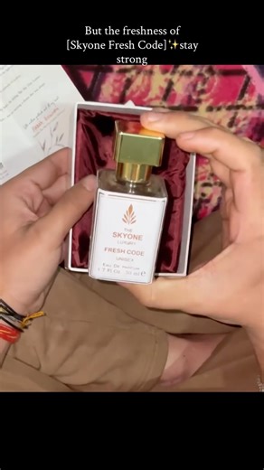 Aryan jamwal ⚜️ on Instagram: "Introducing Skyone Fresh Code – the scent that captures your energy, confidence, and style. Whether you’re conquering your day or just chilling with friends, this fragrance keeps you feeling fresh all day long. 🌟 Don’t just wear a fragrance, wear an attitude. 💥 @the_skyone_luxury #SkyoneFreshCode #FragranceThatSpeaks #StayFreshAllDay #BoldAndFresh"
