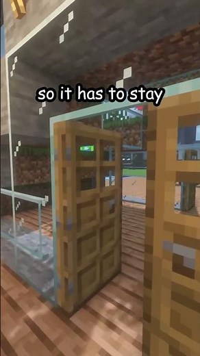 Minecraft Glass House