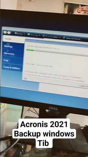 Acronis 2021 Backup windows in tib file