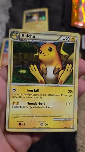 Raichu #10 Pokémon HeartGold & SoulSilver, Cosmos