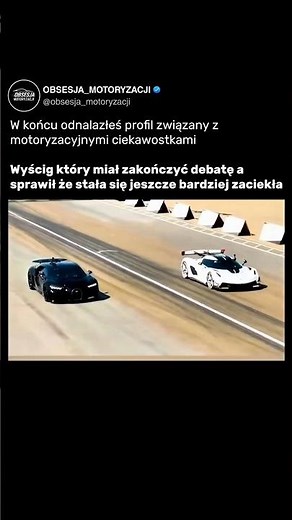 Dwa z najszybszych samochodów świata stanęły do ostatecznego pojedynku