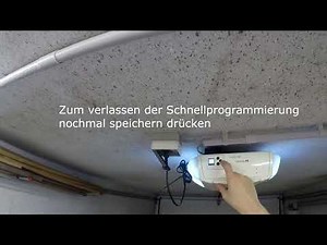 Marantec 360 Comfort - Endschalter Schnellprogrammierung