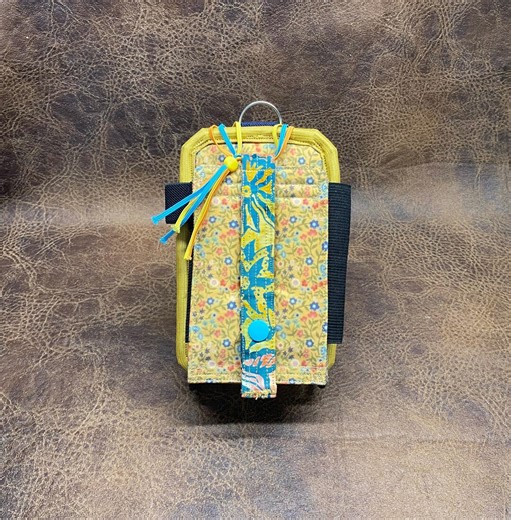 Scanner/phone Holder "style 2" Belt Clip, ID Holder, Elastic, and Snap. Designed to Fit New Postal Scanners. (yellow Flower-2) - Etsy