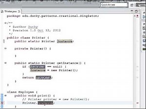 Java Design Pattern 5: Singleton