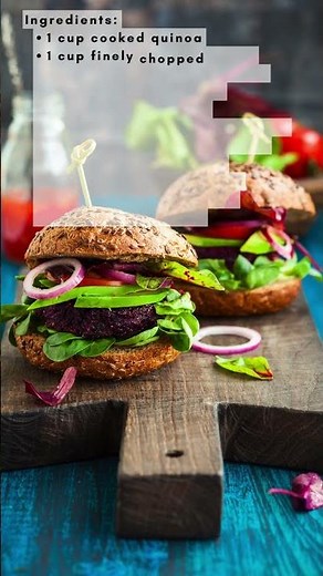 Delicious Vegan Quinoa Veggie Burger Recipe