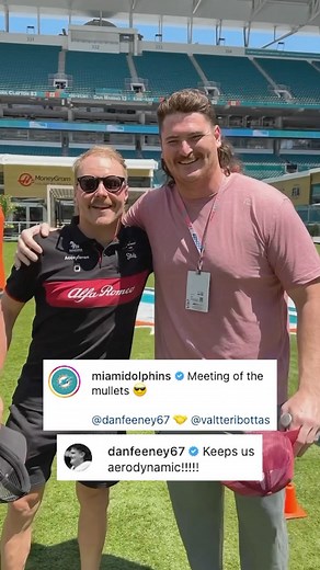 11K views · 51 reactions | It’s Mullet Mania in Miami! 欄 Via: @miamidolphins | Sunday Night Football on NBC | Facebook