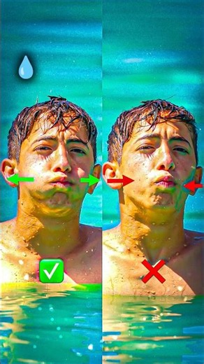 ✅💧 السر الوحيد الذي يكشف لك السباحة الصحيحة والطفو بسهولة 😱 #swimming #سباحة