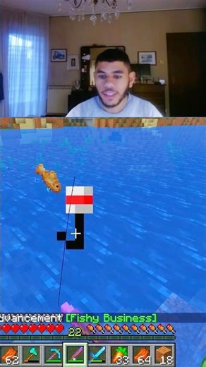 Minecraft canna da pesca fortunata! 🍀