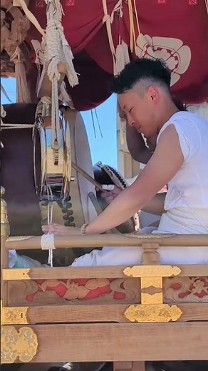 ‎【HD高画質】本郷太鼓台 本郷 今町 だんじり 柏原駅前パレード ショート 2 柏原黒田神社 夏祭り 令和7年 2025年‎7月‎20日