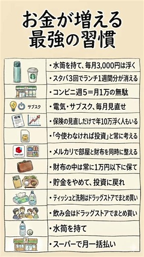 『お金が増える最強の習慣』について解説したよ！！ ↓ ↓ ↓ ↓ お金やお得な知識を身につけたい人や 悩んでる人の参考になったら嬉しい✨ ぜひチェックしてみてね！ このアカウントでは、 最新のお金情報やマネーリテラシーを 上げる発信します！ ためになった！ 次も見たい！ って方は是非ひいらぎをフォローしてね！ 👉 @hiiragi22800 #お金の勉強 #お金#お金の知識#勉強#お得