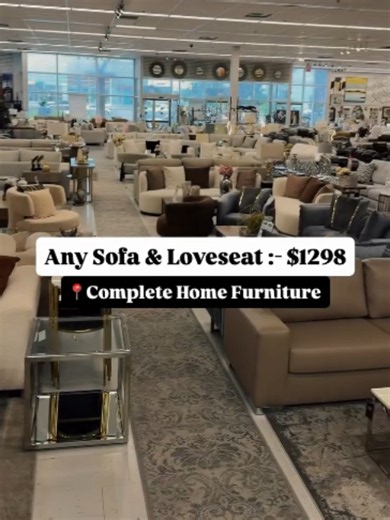 Sofa & Loveseat Set $1298 – Complete Home Furniture Brampton