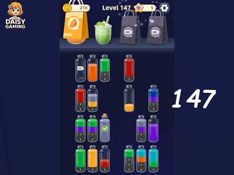 Water Jam Sort Level 147 Walkthrough