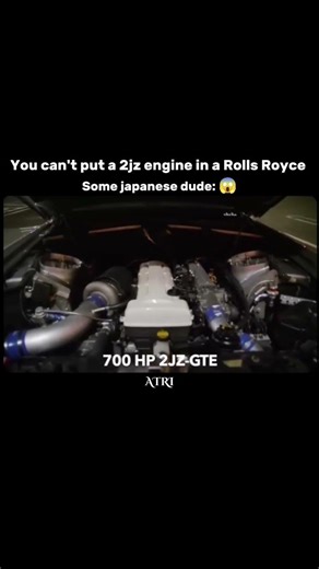 You can't put a 2jz engine in Rolls Royce 😈 #cars #rollsroyce #carguy