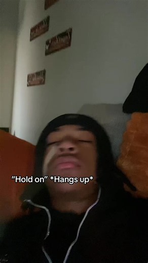 Fuh riesss moment: relatable phone hang-up reaction