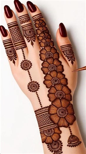 Stylish mehndi design #mehndi #shorts#reel#reels#new#simple#shortsfeed